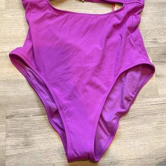 NWT Xhilaration Purple One Piece Swimsuit XL - Picture 5 of 12